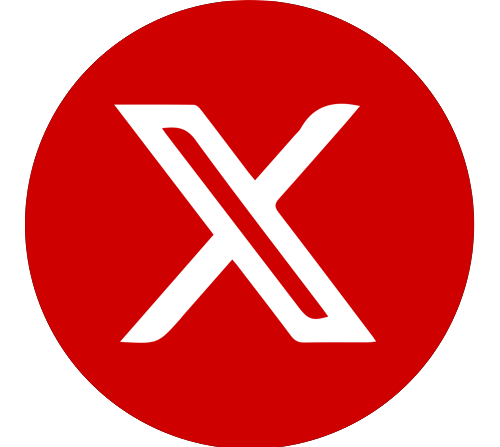 X Logo Red